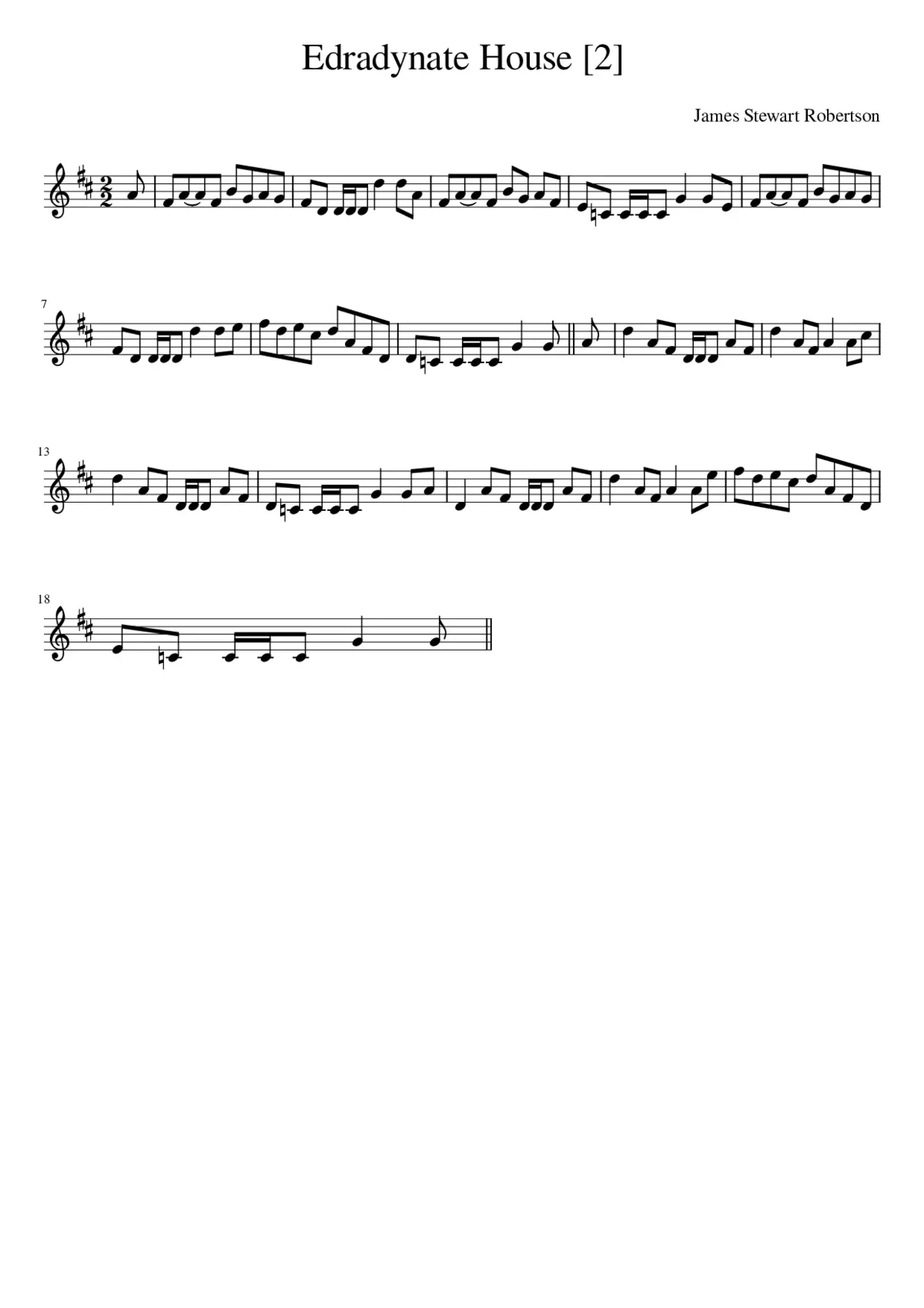 Edradynate House - Page 1