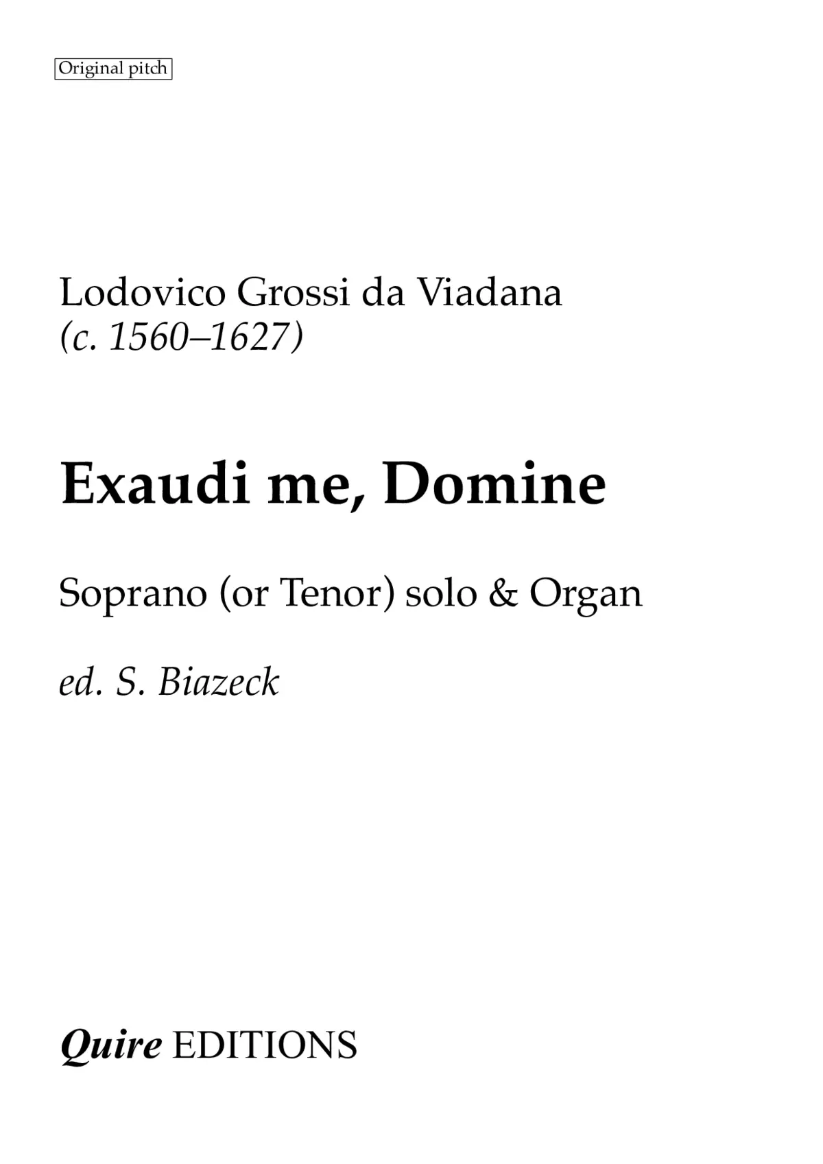 Exaudi me - Page 1