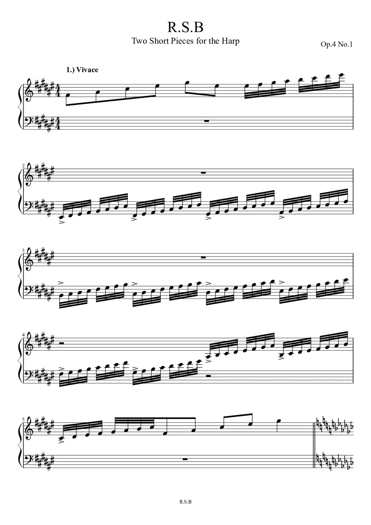 2 Short Pieces - Page 1