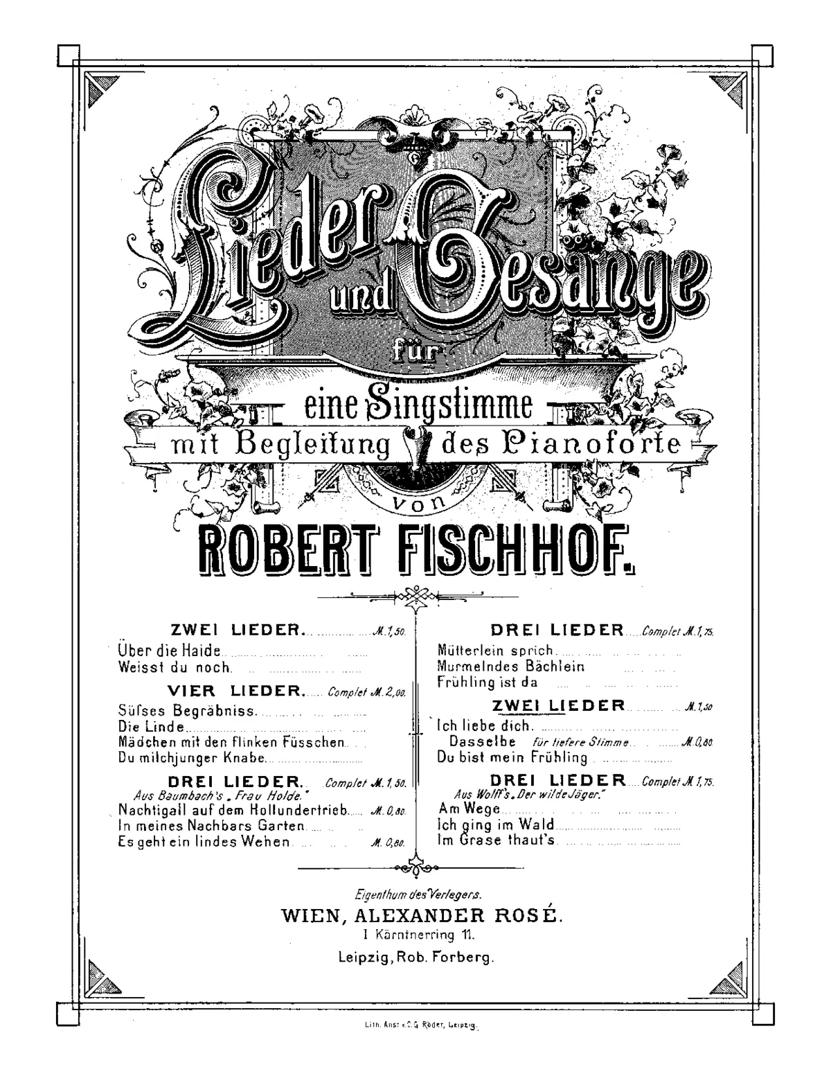 2 Lieder - Page 1