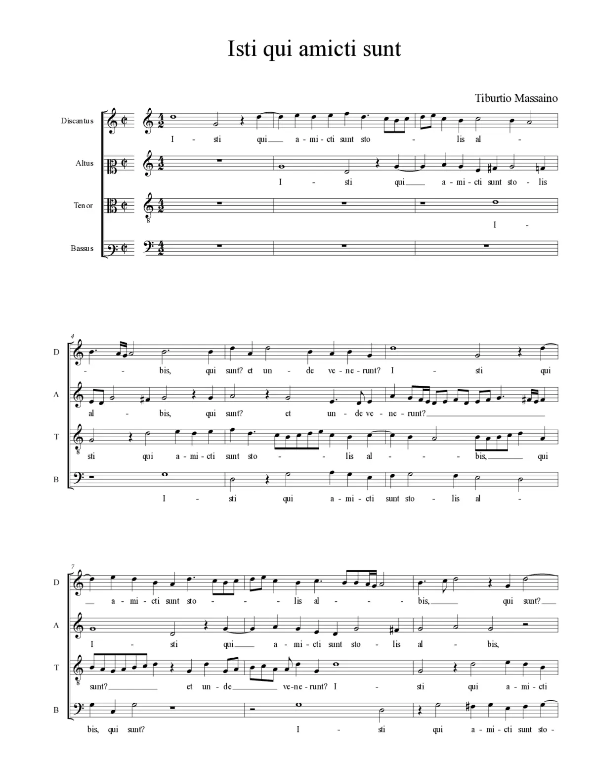Isti qui amicti sunt - Page 1