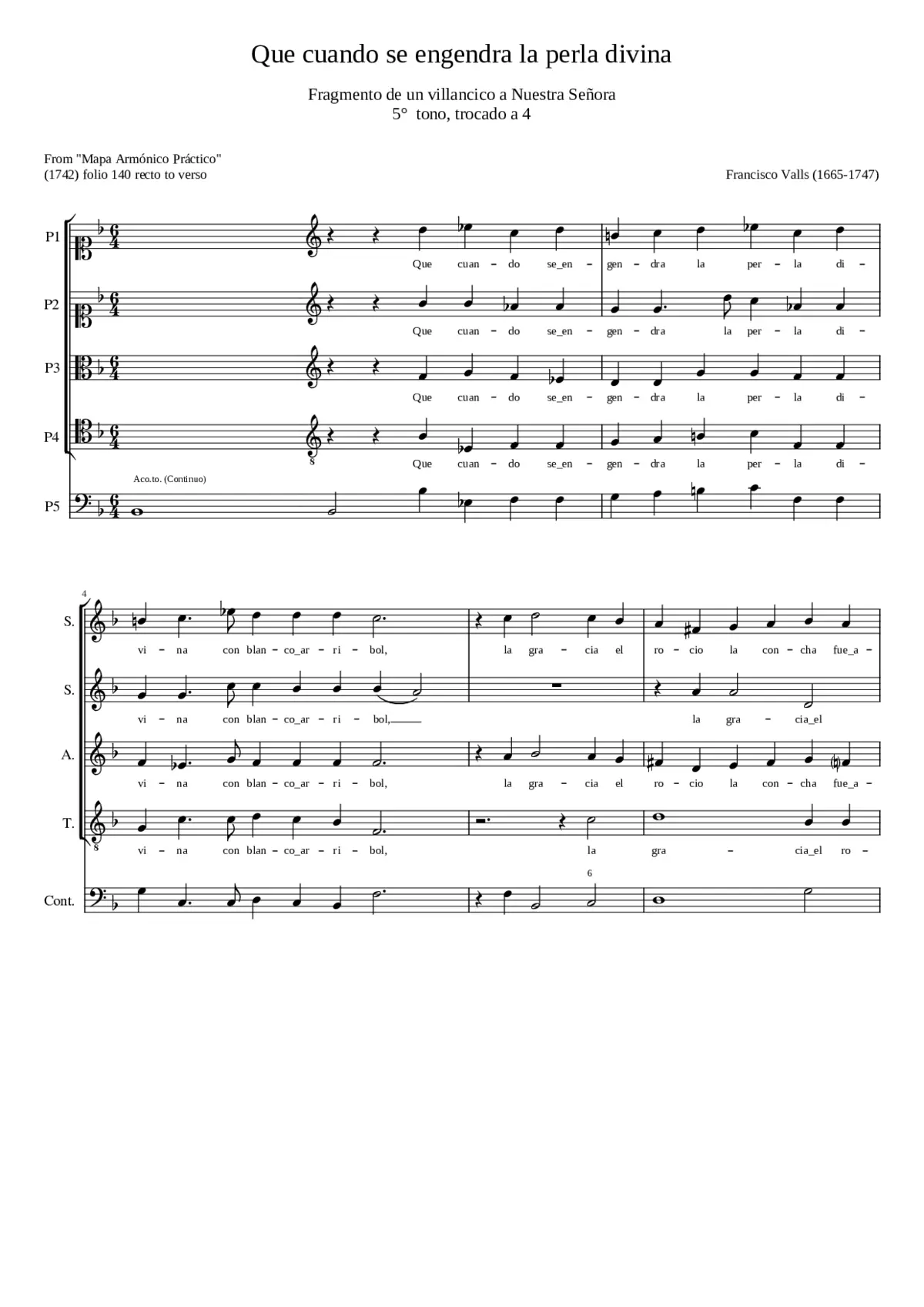 Que cuando se engendra la perla divina - Page 1