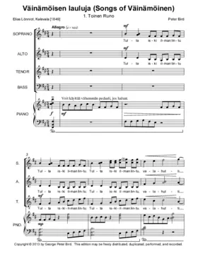 Väinämöisen lauluja (Songs of Väinämöinen)