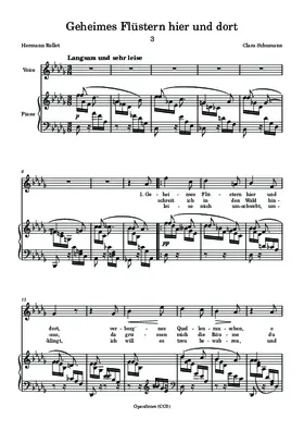 Geheimes Flüstern hier und dort