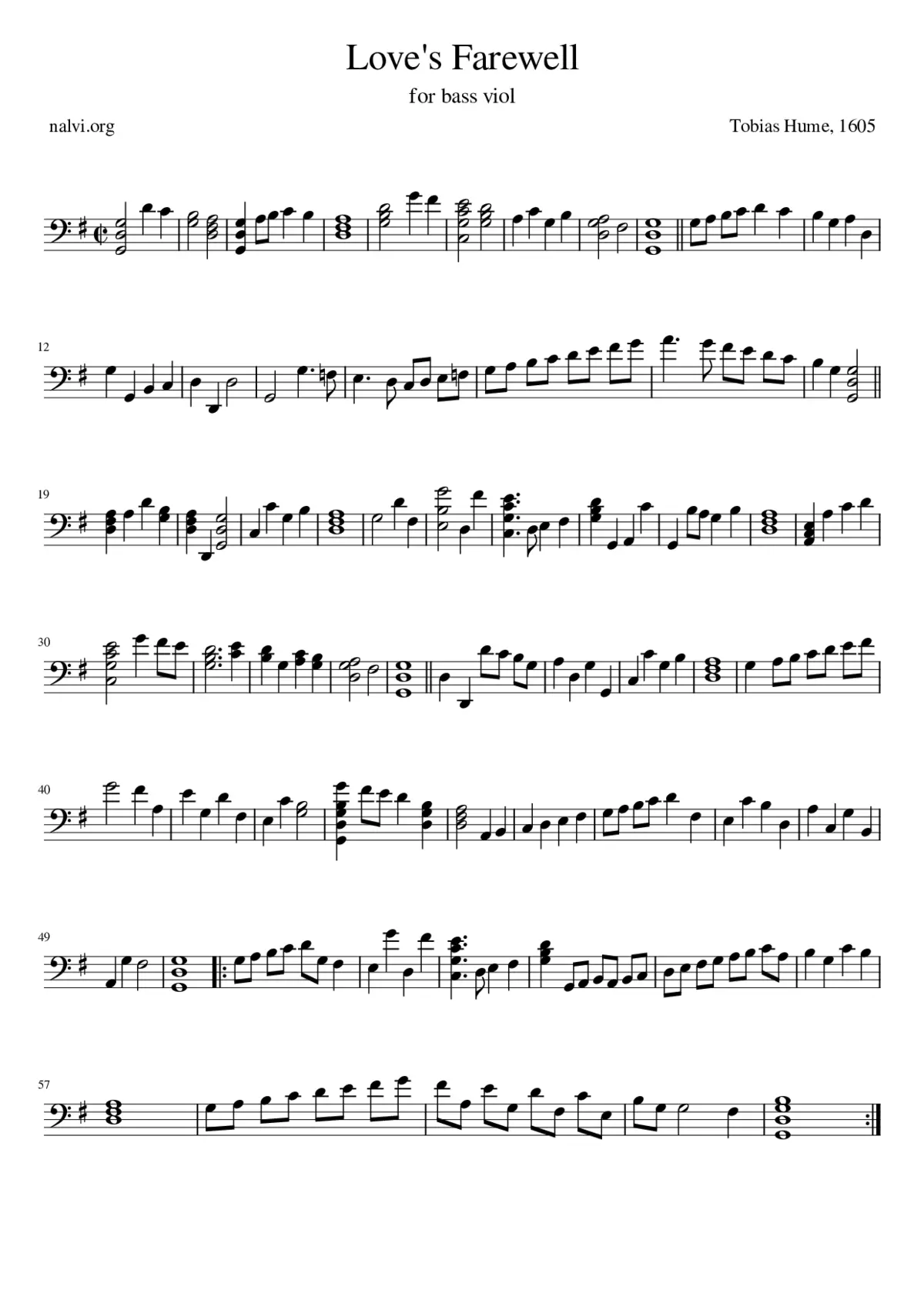 Love's Farewell - Page 1