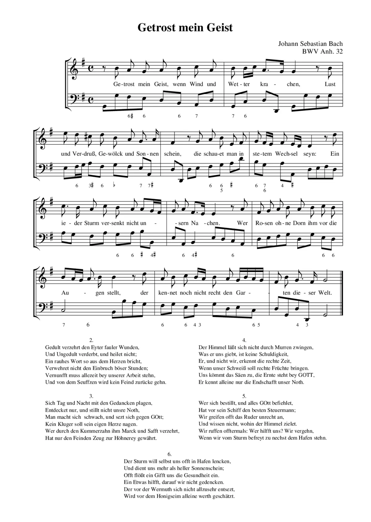 7 Geistliche Oden und ein Gedicht - Page 1