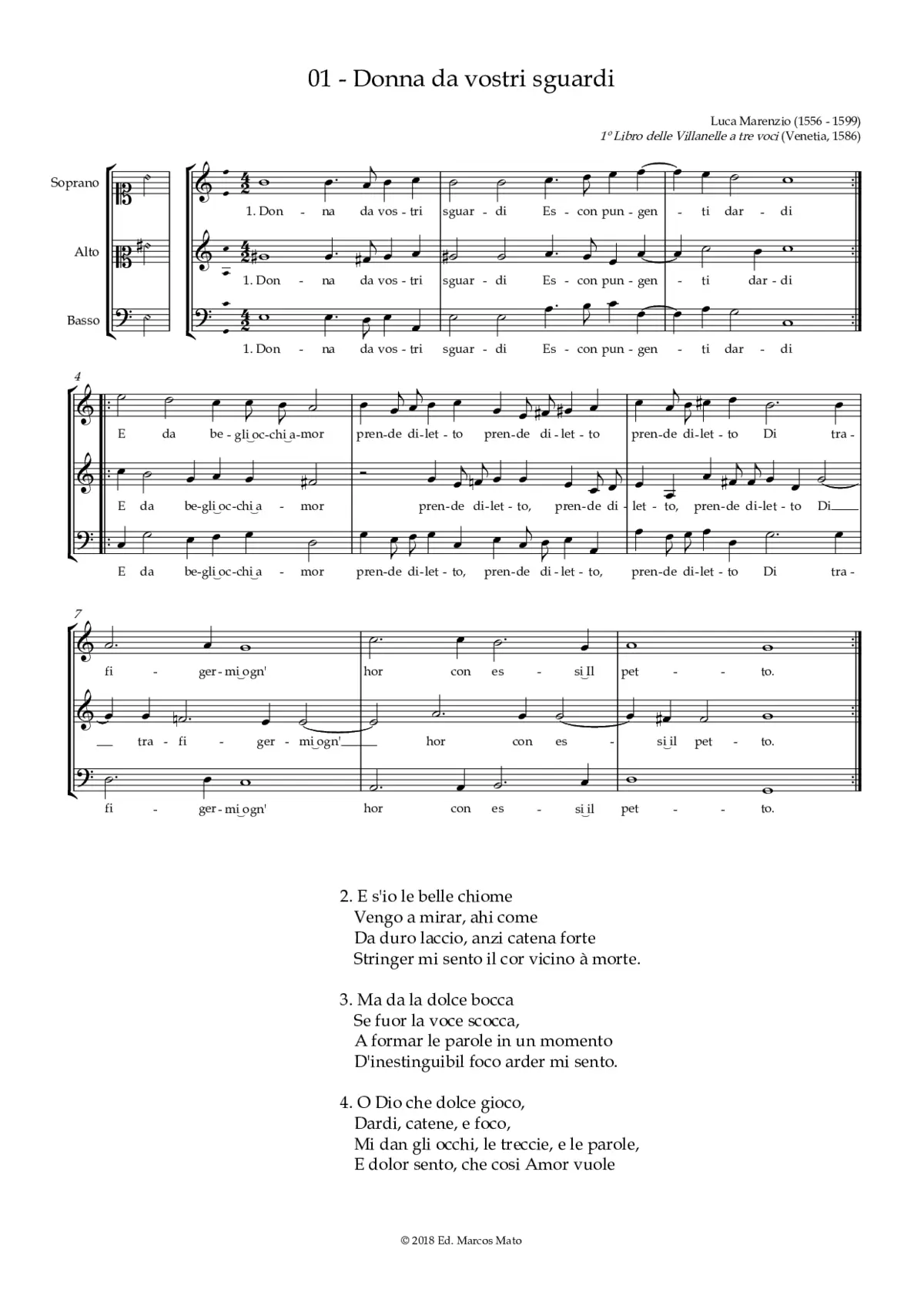 Donna da vostri sguardi - Page 1