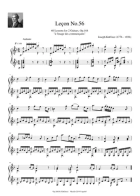 60 Lessons for 2 Guitars Op.168