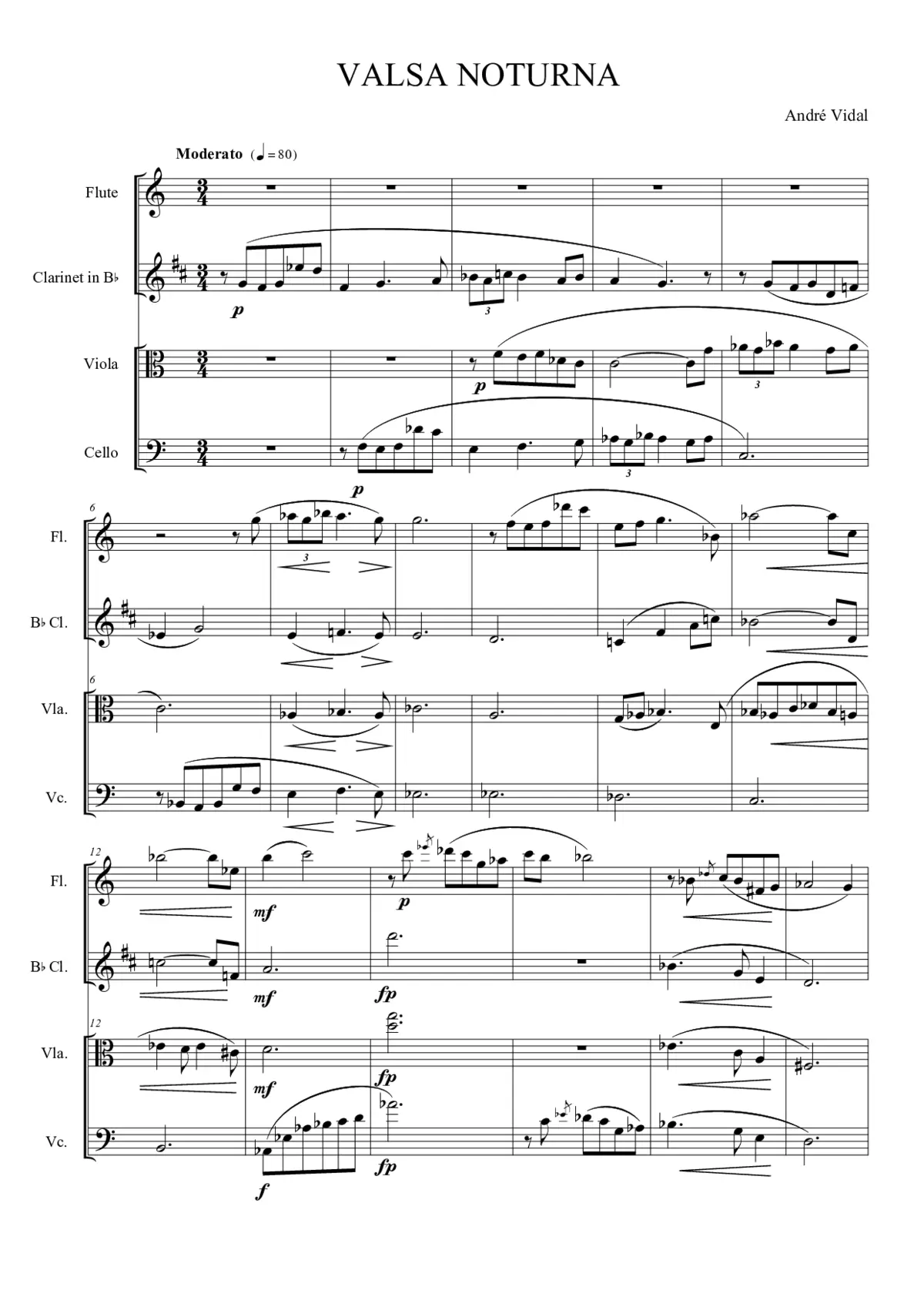 Duas Valsas - Page 1