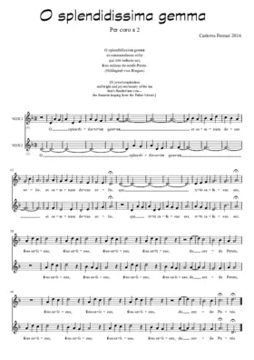 O splendidissima gemma