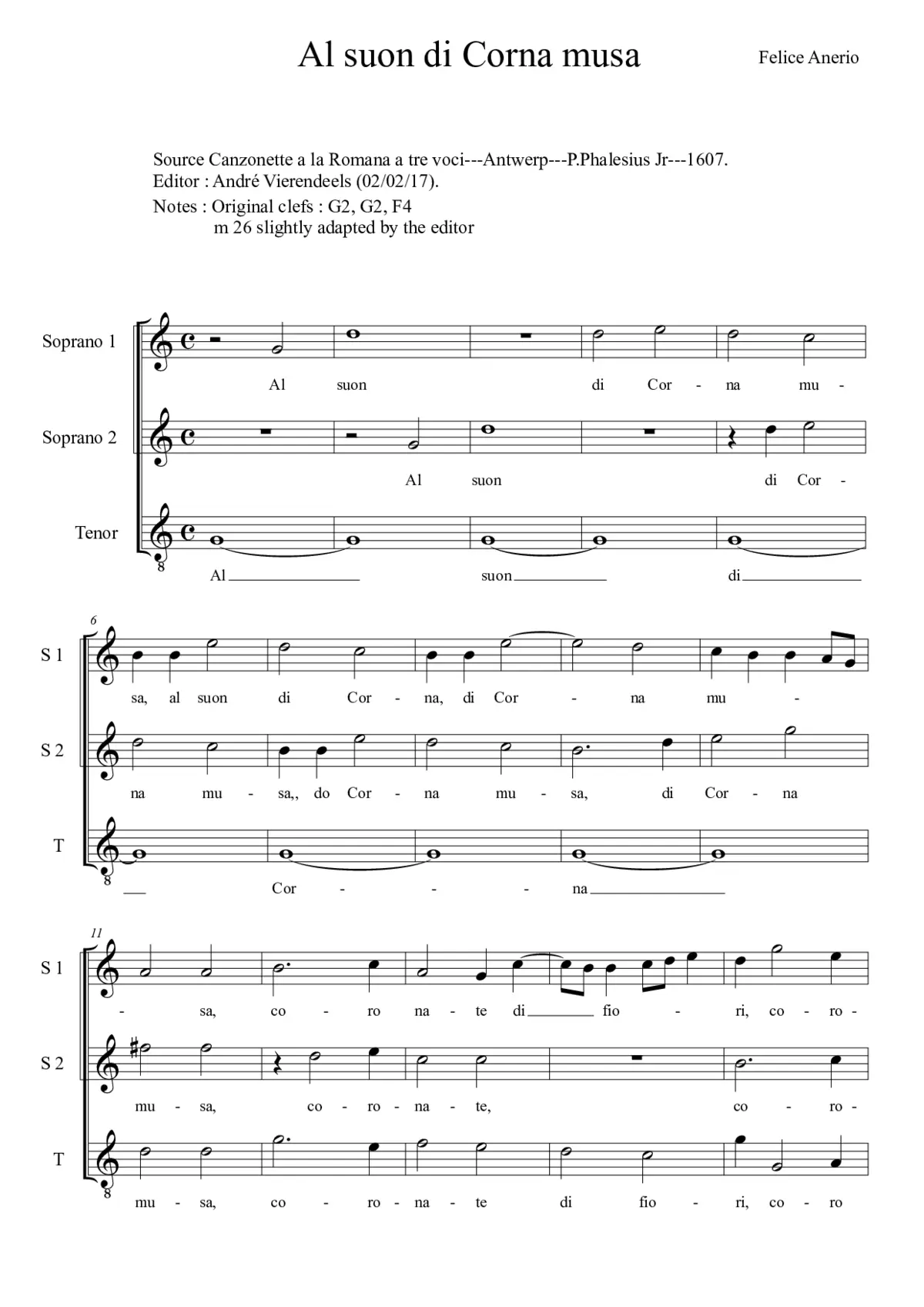 Al suon di corna musa - Page 1