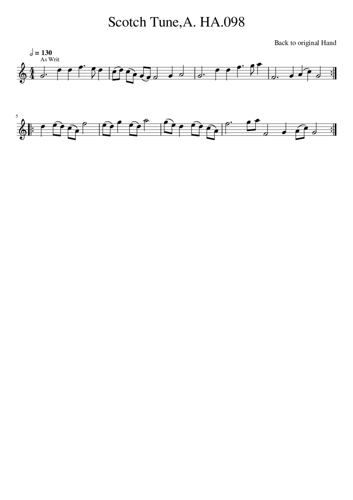 Scotch TuneA. HA.098 - Page 1