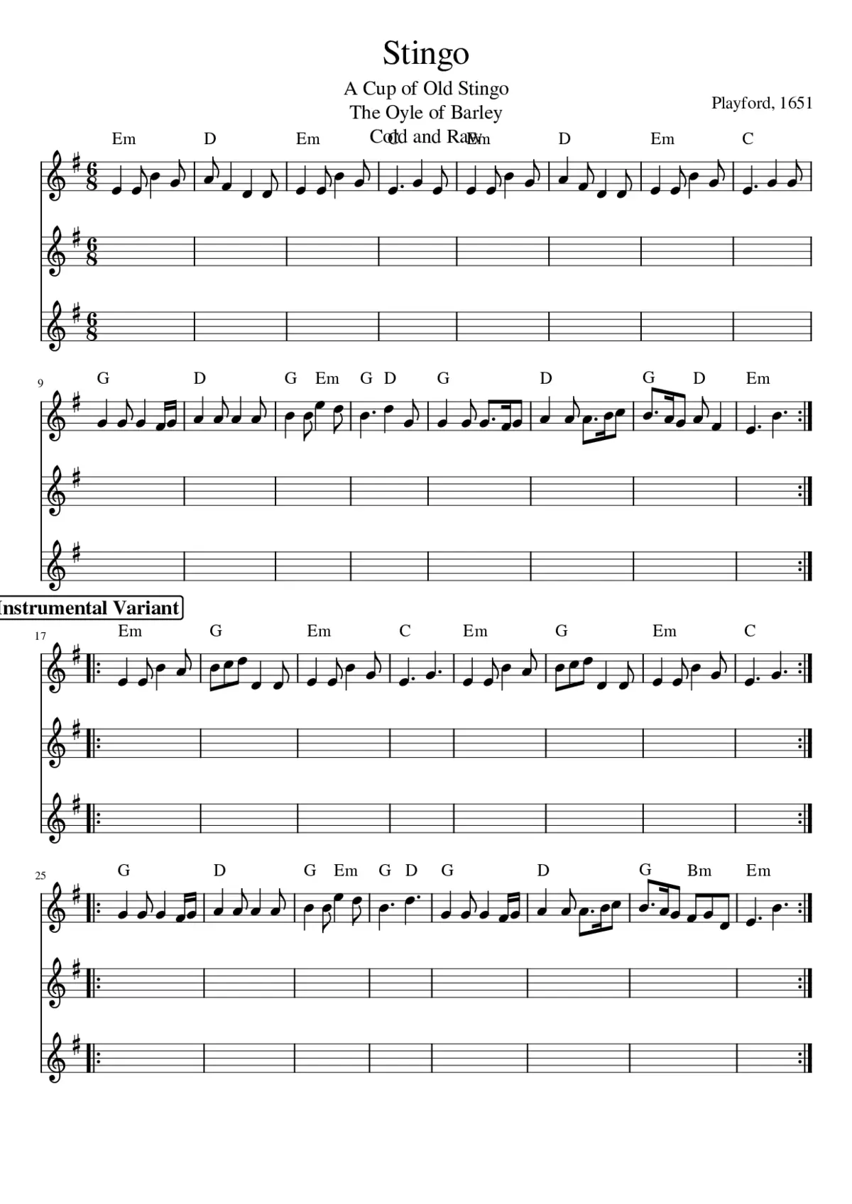 Stingo - Page 1