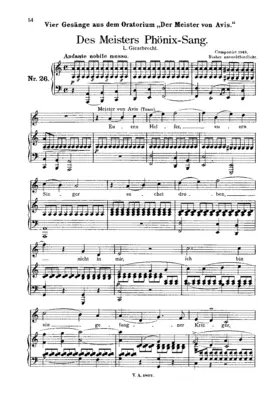 Des Meister Phönix-Sang