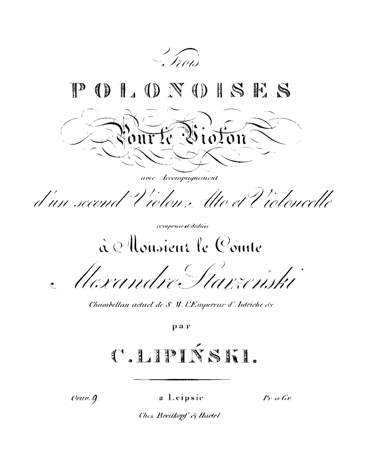 3 Polonaises - Page 1