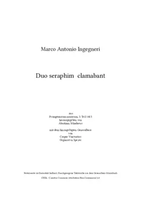 Duo seraphim clamabant