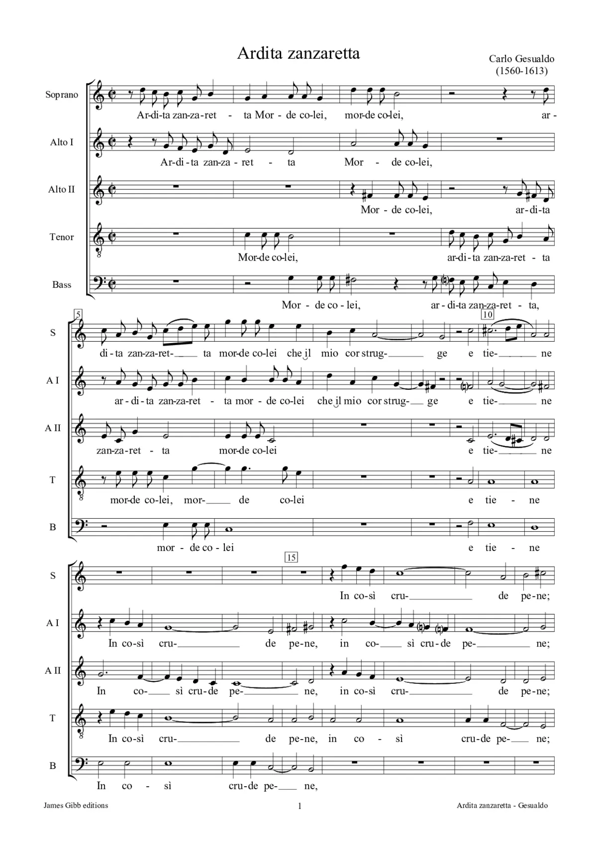 Ardita zanzaretta - Page 1