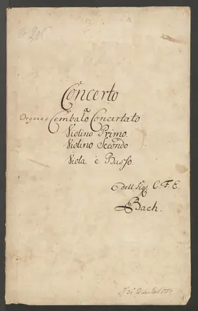 Keyboard Concerto in E-flat major