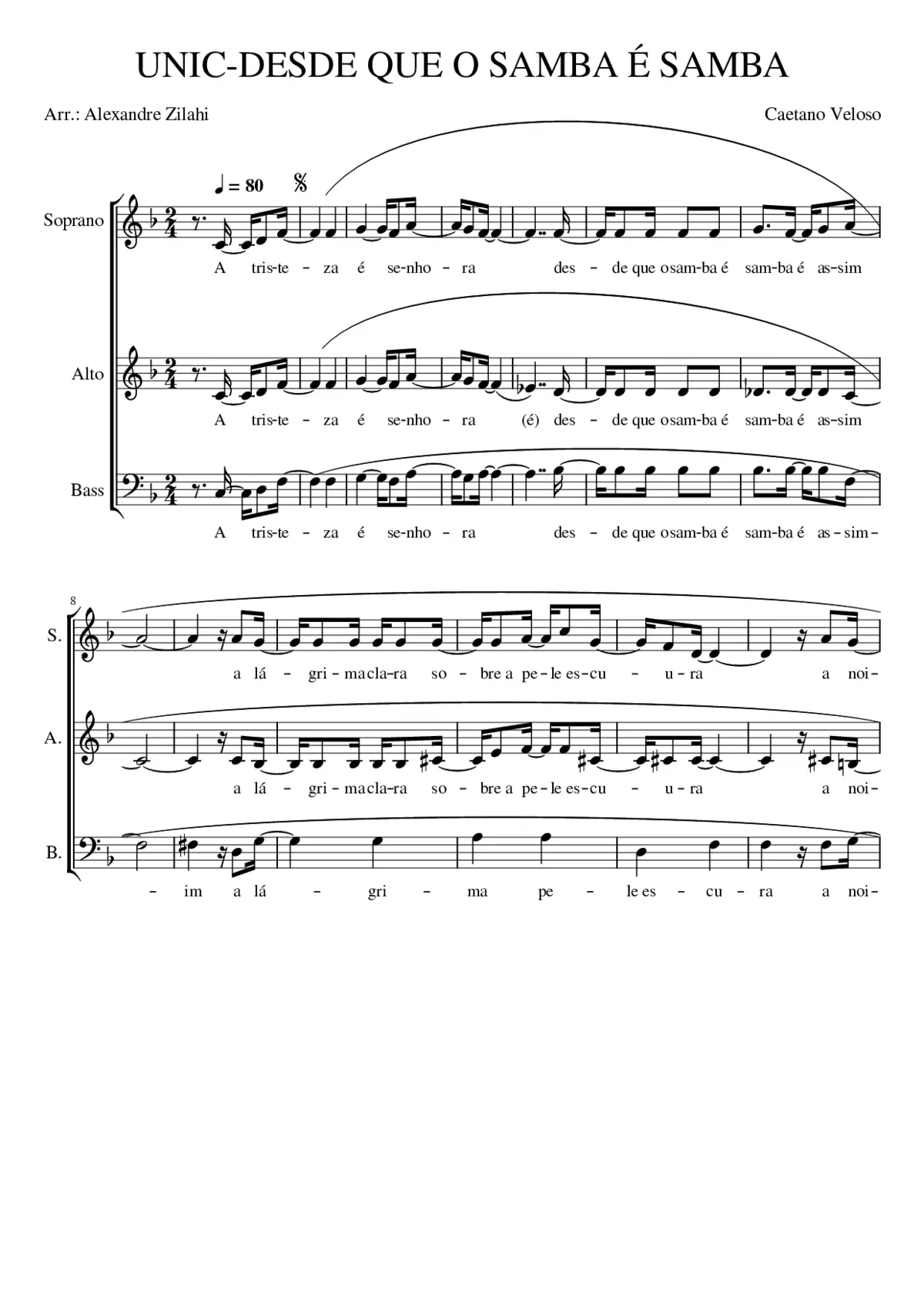 SAMBA DE VERÃO - Page 1