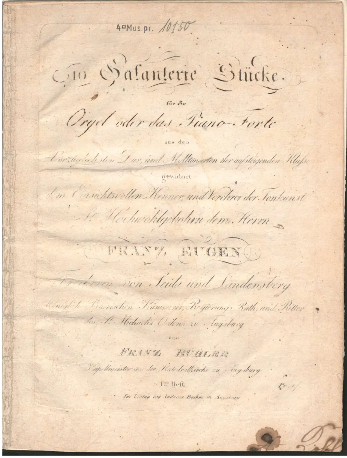 10 Galanterie Stücke - Page 1