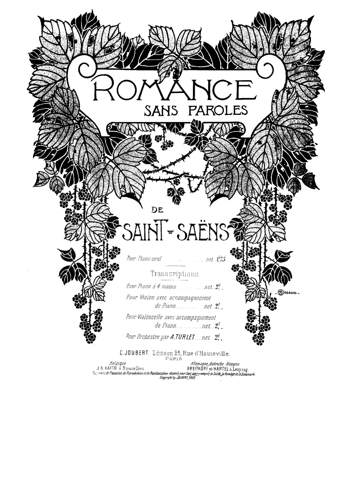 Romance sans paroles - Page 1