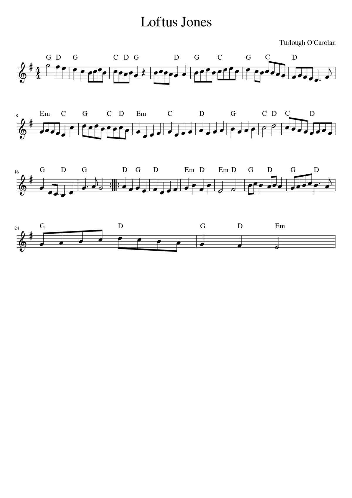 Loftus Jones - Page 1