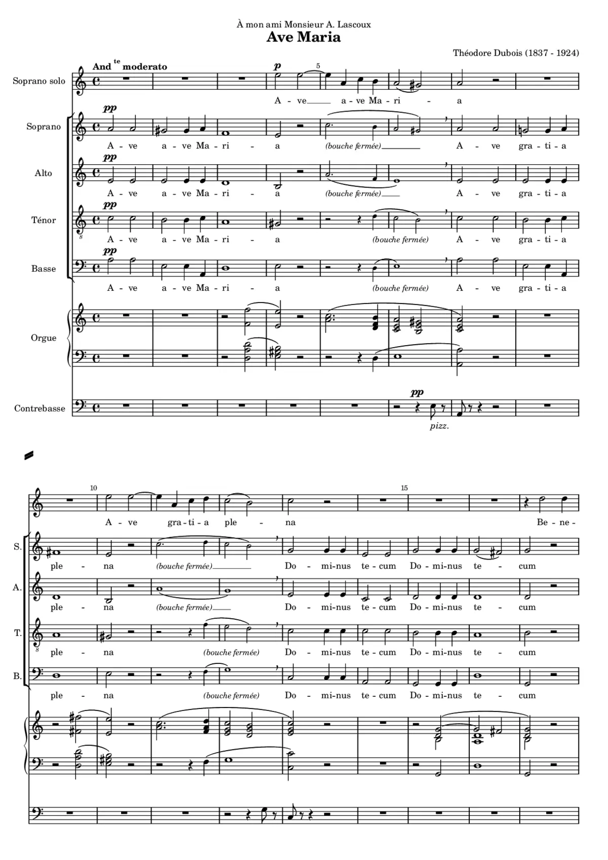 Ave Maria in a minor - Page 1