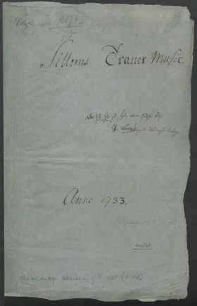 Ach wie nichtig ach wie flüchtig, TWV 4:6