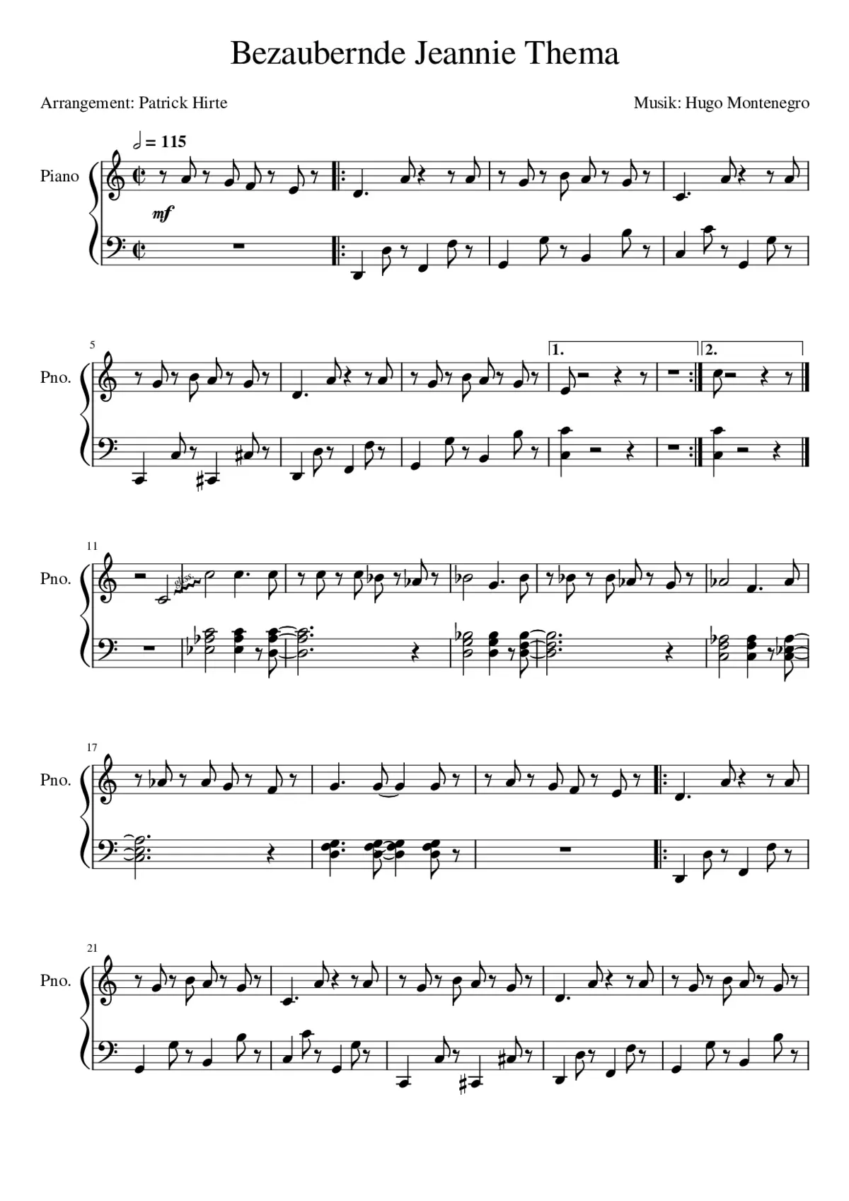 Jeannie Theme - Page 1