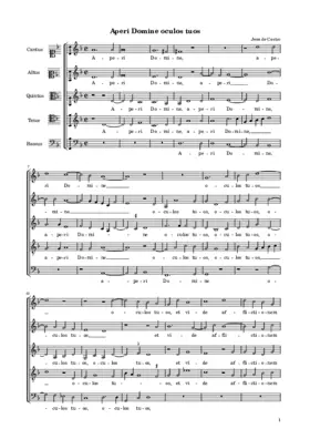 Aperi Domine oculos tuos