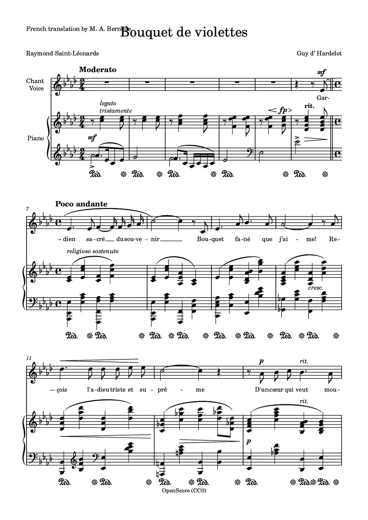 Bouquet de violettes - Page 1