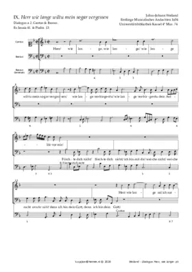 Dialogus Herr, wie lange