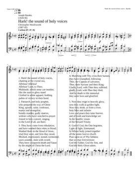 Hark! the sound of holy voices