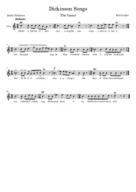 Dickinson Songs: The Insect