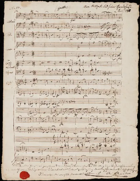 Gavotte in B-flat major - Page 1