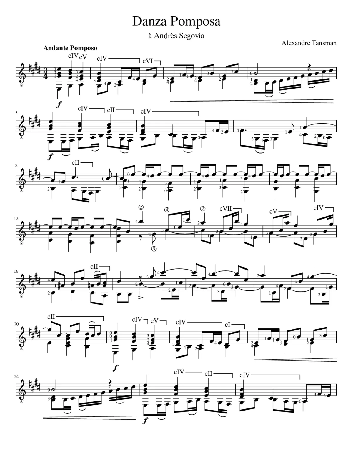 Danza Pomposa - Page 1