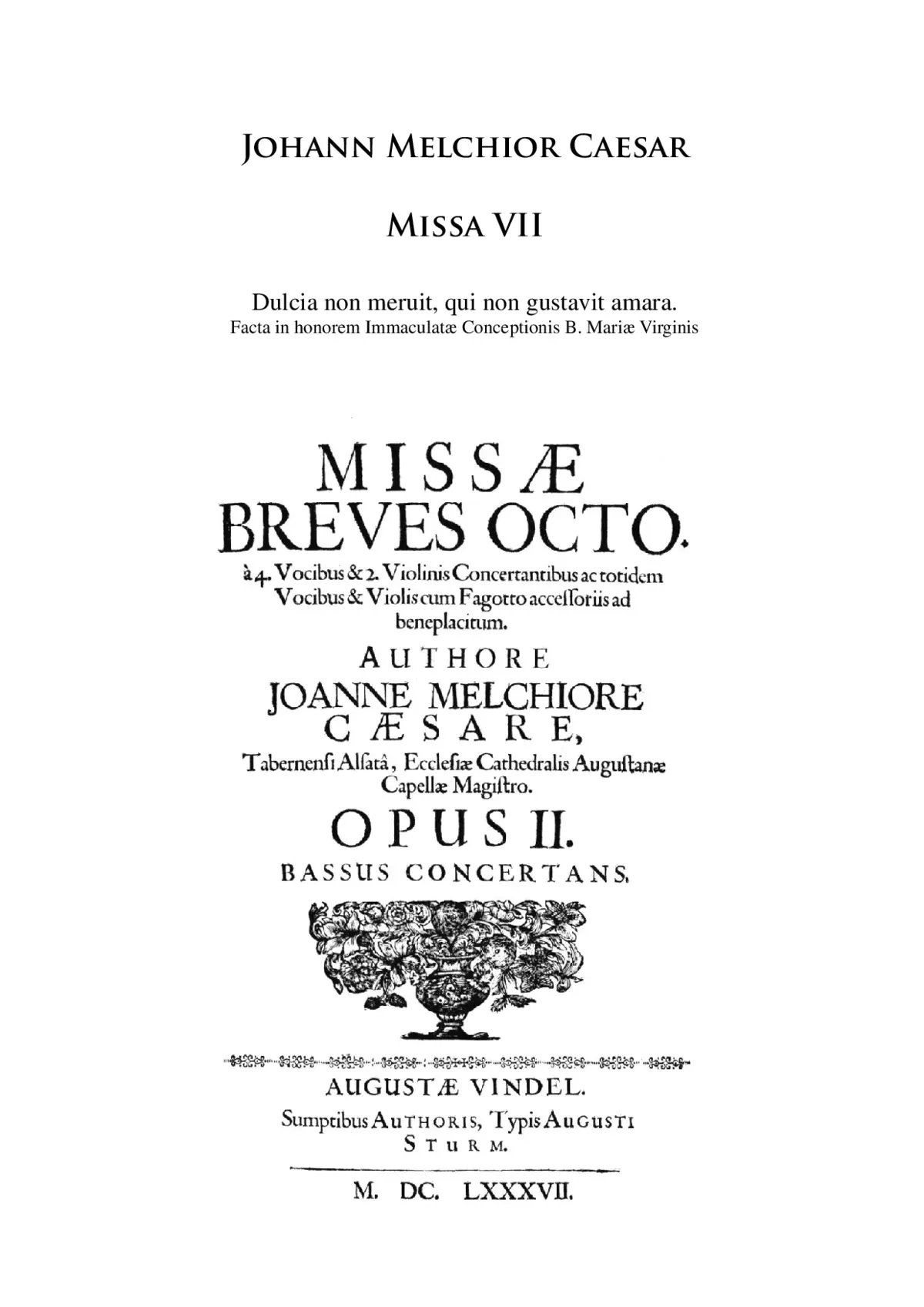 Missa VII - Page 1