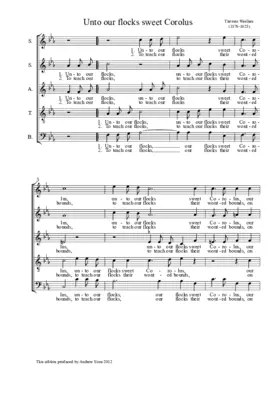 Unto our flocks, sweet Corolus