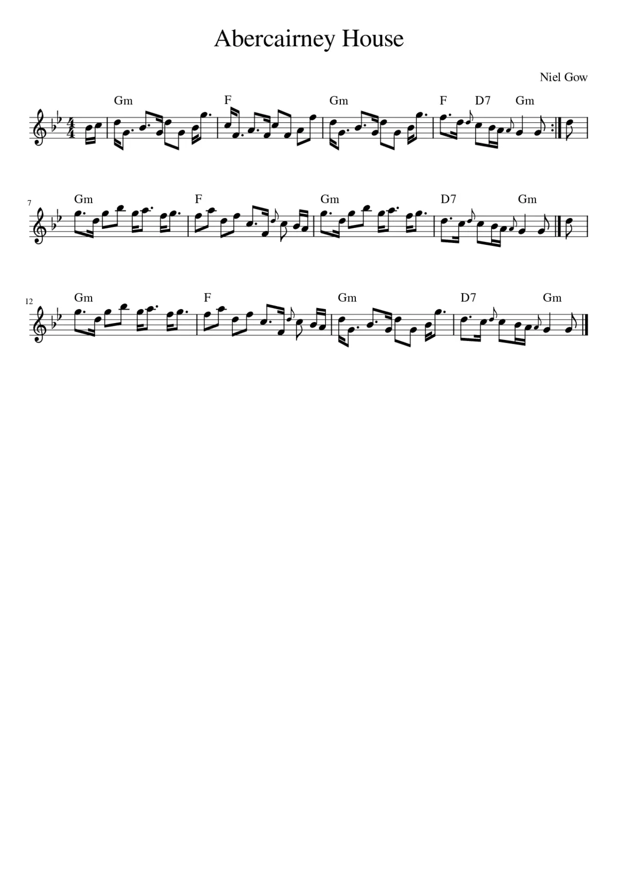 Abercairney House - Page 1