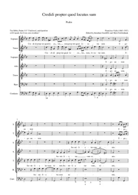 Credidi propter quod locutus est