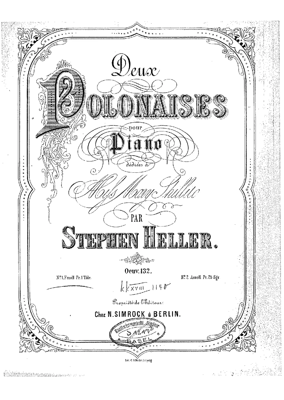 2 Polonaises, Op.132 - Page 1