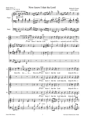 Now know I that the Lord