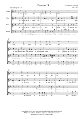 Psalm 24 - La terre au Seigneur appartient