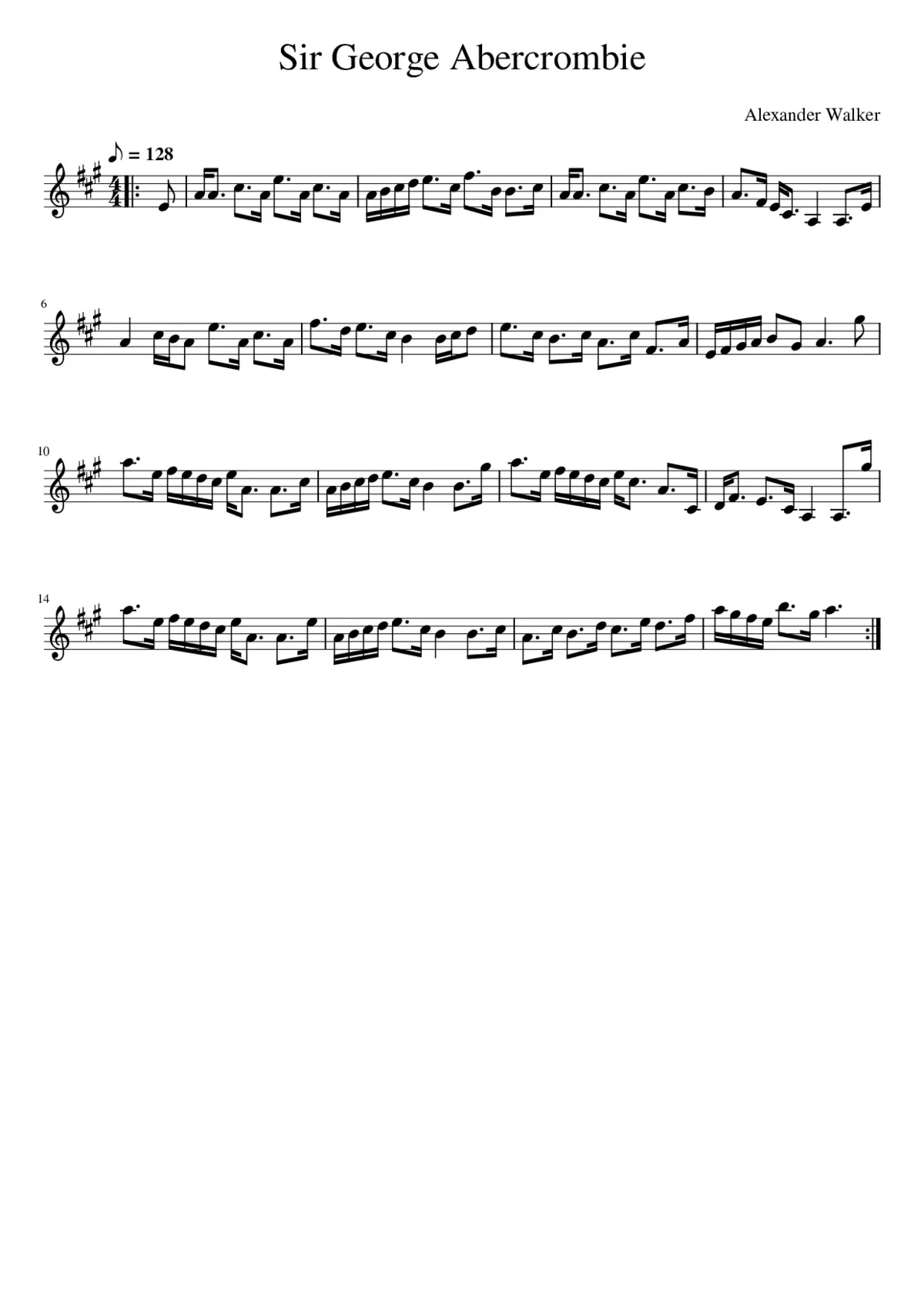 Sir George Abercrombie - Page 1