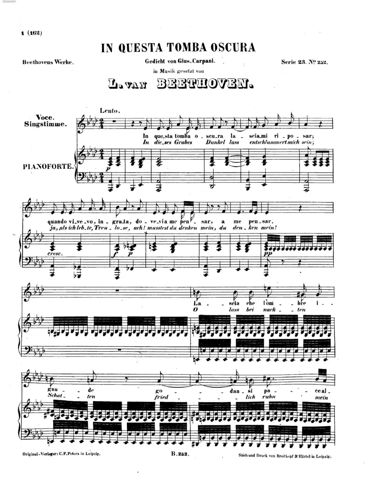 In questa tomba oscura - Page 1