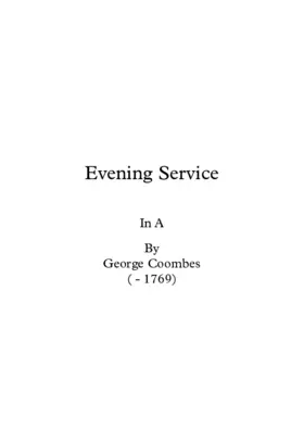 Evening Canticles in A