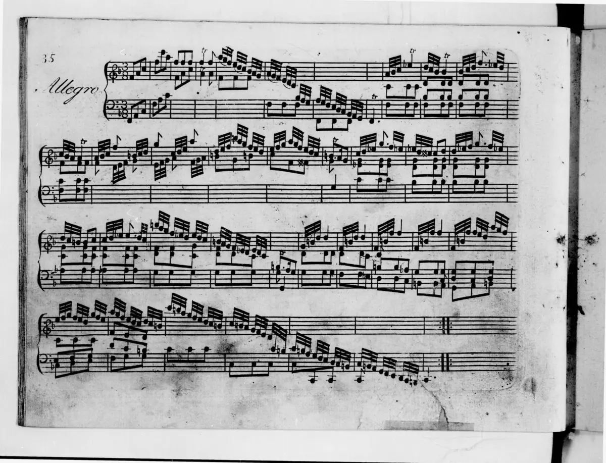 Keyboard Sonata in F major - Page 1