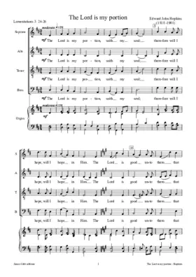 The Lord is my portion