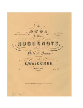 2 Duos brillants sur "les Huguenots"