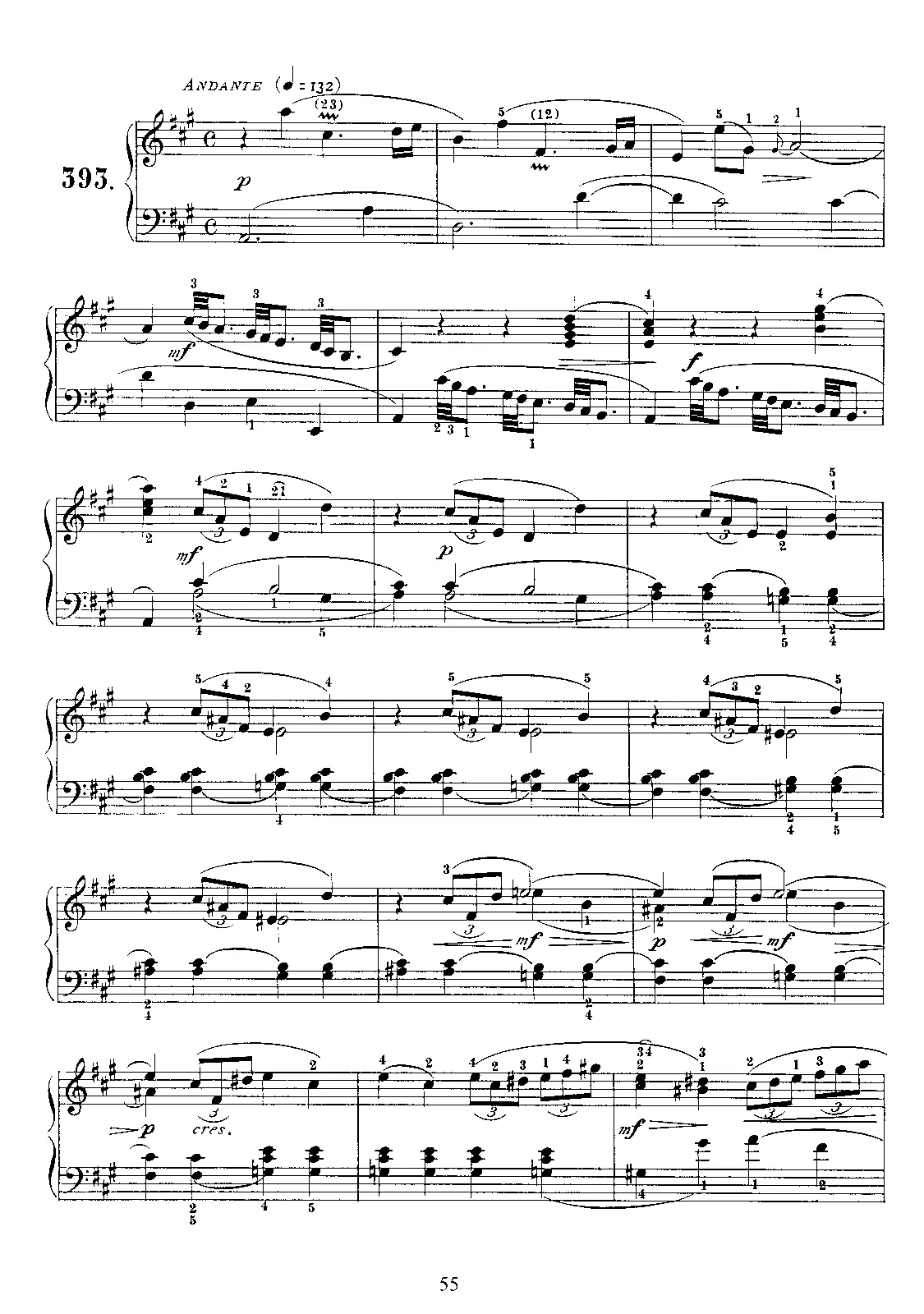 Keyboard Sonata in A major - Page 1
